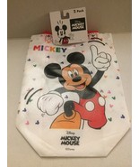 New Disney Mickey Mouse 2 Pack Small 9&#39;&#39; x 7&#39;&#39; Bags - $8.96