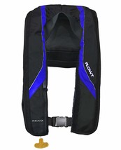 Inflatable Yoke Vest - Blue/Black, 33 Gram Auto/Manual; Universal Adult - $155.65