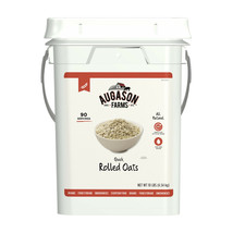 Augason Farms Rolled Oats 10lb Large Bucket Bulk Emergency Food Storage,30 Year  - £59.26 GBP