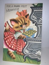 Vintage 1060’s Greeting Card Purr-fect Mommy Cat Mother’s Day Card - $4.94