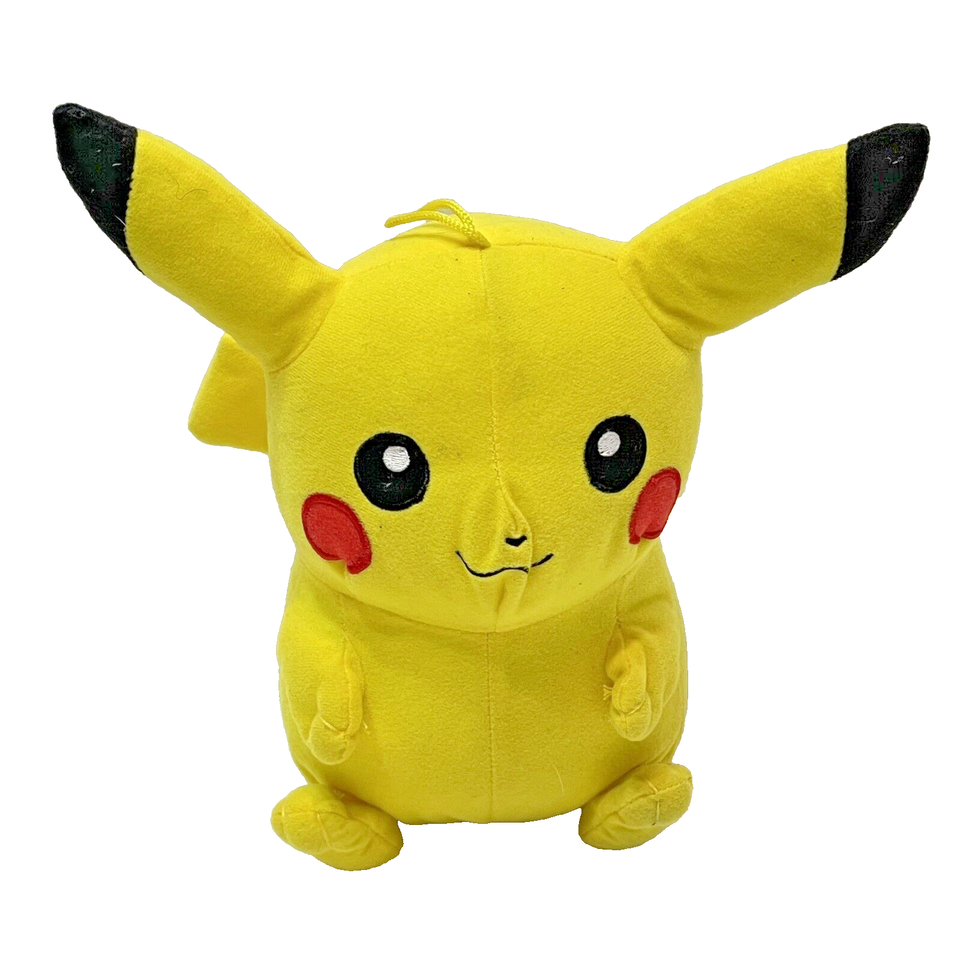 Nintendo Creatures 2015 Toy Factory Pokeman Pikachu Plush Yellow 10 inches - $10.87