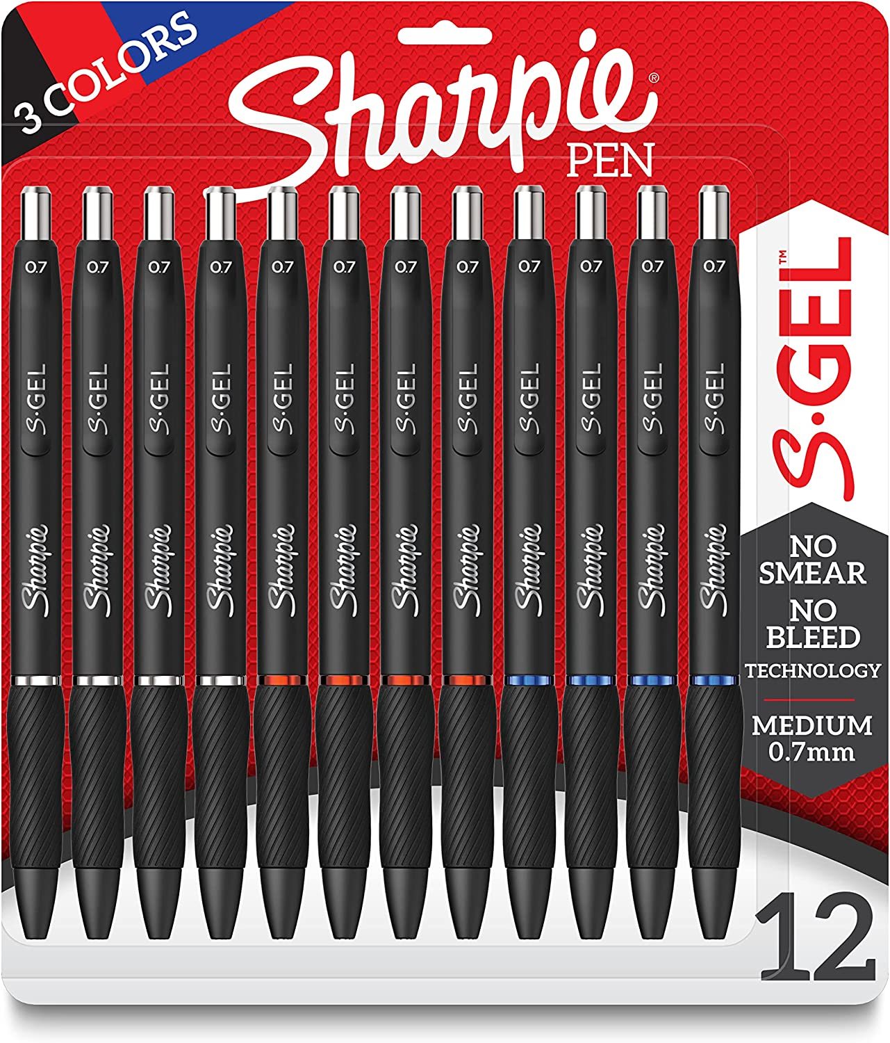 Medium Point (0.Point 7 Mm), 12 Count, Sharpie S-Gel Gel Pens In Assorted - $41.98