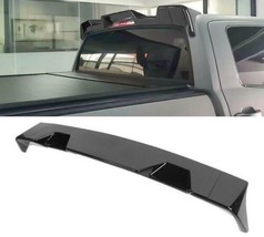 Glossy Black Rear Roof Spoiler Wing For 2014-2021 Toyota Tundra Cab &amp; Bed Size - £141.77 GBP
