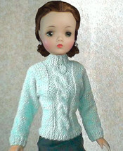 CABLE Sweater for CISSY Doll. Knitting Pattern by Edith Molina. PDF Down... - $6.99