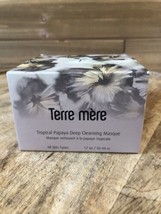 Terre Mere Cosmetics Tropical Papaya Deep Cleansing Masque 1.7oz - £29.86 GBP