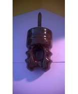 VTG Insulator Chocolate Ceramic / Porcelain with Screw - $15.03 CAD