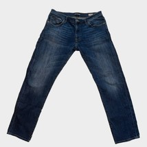 Mavi Men&#39;s Denim Jeans 36x32 Zach Straight Leg Stretch Dark Wash Pants - $32.99
