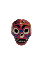 Sugar Skull Mexican Folk Art  Hand Painted Colorful Sugar Skull 2.5”T 4”W - £5.54 GBP