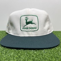 Vtg NWOT John Deere North American Tractor Expo 98 Trucker Strapback Hat Cap USA - £11.67 GBP