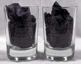 2 New Bulleit Frontier Whiskey Cocktail Glasses 6 oz Embossed Italy - £31.39 GBP