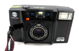 Vintage Minolta Talker AF-S V 35mm Camera Point &amp; Shoot 35 MM Untested  - £10.23 GBP