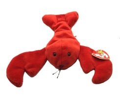 TY Beanie Babies Pinchers the Lobster 7 inch DOB 6/19/1993 - $13.96 CAD