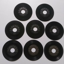 Lot of (8) 45 RPM Webb Pierce, Kitty Wells, Red Foley 50s Jealousy Decca Records - £3.09 GBP