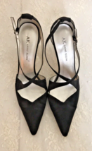 Anne Klein Strappy Heels Size 6 1/2 M Black - £27.79 GBP