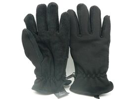 George Thinsulate Insulation Black Leather Palmed Gloves Leather 1 Size ... - $166.73 MXN