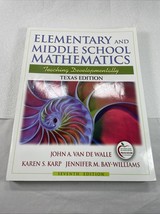 Elementary and Middle School Mathematics: Teaching Developmentally Seven... - $11.63