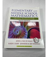 Elementary and Middle School Mathematics: Teaching Developmentally Seven... - $11.63
