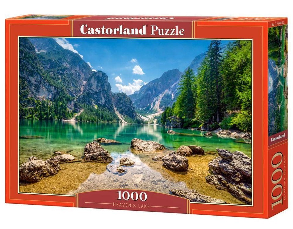 1000 Piece Jigsaw Puzzle, Heaven&#39;s Lake, Pragser Wildsee in the Dolomites, - $36.55