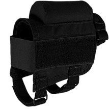 Adjustable Outdoor  Butt Stock Rifle Cheek Rest Pouch Bullet Holder Nylon Riser  - £86.90 GBP