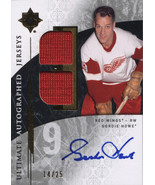 2009-2010 UPPER DECK ULTIMATE #AJ-GH GORDIE HOWE ULTIMATE AUTOGRAPH JERS... - $695.00
