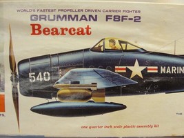 Hawk GRUMMAN F8F-2 BEARCAT 1/4&quot; Scale Plastic Model Kit 562-100 UNBUILT ... - $39.59