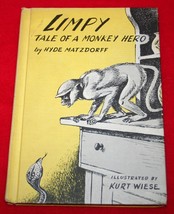 Vintage Limpy Tale Of A Monkey Hero Hc Hyde Matzdorff Kurt Wiese 1st Cadmus 1962 - £13.91 GBP