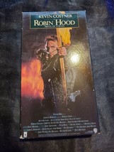 Robin Hood Prince Of Thieves VHS Cassette Tape Kevin Costner 1991 - £4.64 GBP