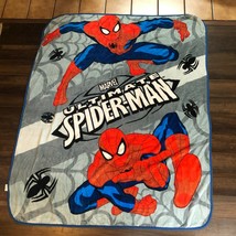 Ultimate Spiderman Spider Man Soft Plush Fleece Toddler Kid Boy Throw Blanket - £31.25 GBP