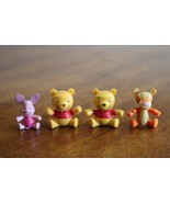 Vtg Lot 4x Winnie The Pooh Piglet Tigger Figure Baby Mini 2002 SEGA Disn... - $424.10 MXN