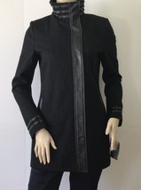 New Circus By Sam Edelman Studded Wool Blend Coat, Black (Size Xs) - £47.92 GBP