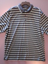 Walter Hagen Mens Size XL Golf Polo Shirt Blue Striped - £7.69 GBP