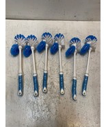 6 Quantity of Under The Rim Toilet Bowl Brush Blue &amp; White (6 Quantity) - €61,34 EUR