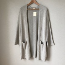 Donni Ribbed Sweater Sandwash Cardigan One Size OS NWT - $44.99