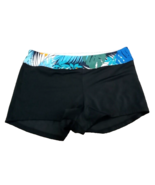 South Point Women&#39;s Plus Size Swim Shorts Size 22W Black Tropical Waist ... - $14.86