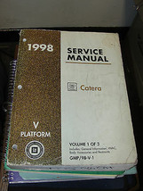 98 1998 Cadillac Catera Shop Service Repair Manual Volume 1 - £14.02 GBP