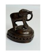 Antique Vintage Cast Brass Elephant &quot;Vajri&quot; Foot Scrubber Rattle India - $918.38 MXN
