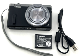 Panasonic Lumix Dmc ZS40 Digital Camera Leica 30X Zoom Wi Fi Gps Tested - $314.00