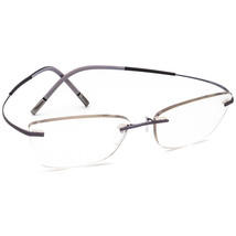Silhouette Eyeglasses 7581 40 6057 Titan Violet Rimless Austria 53[]17 145 - £118.02 GBP