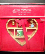 Hallmark Keepsake Christmas Ornament 1986 Loving Memories Handcrafted Boxed - £7.02 GBP