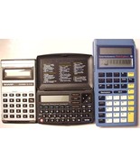 3 Vtg Electronics Sharp Calculator-Traductor Language Translator &amp; TI Math - £25.98 GBP