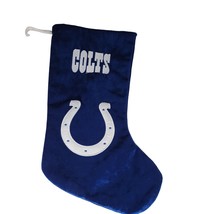 NFL Indianapolis Colts Embroidered Christmas Stocking 17&quot; Football Logo - $77.35 MXN