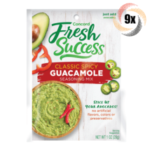 9x Packs Concord Fresh Success Classic Spicy Guacamole Seasoning Mix | 1oz - £19.64 GBP