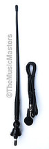 Universal 16&quot; Flexible Rubber Antenna Mast w/ Ball Base Car Audio Stereo... - £15.94 GBP
