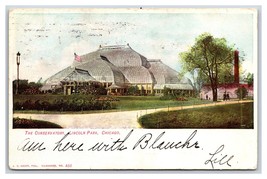 Conservatory at Lincoln Park Chicago Illinois IL UDB Postcard Y6 - £2.68 GBP