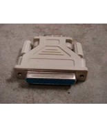 Serial DB25 to DB9 adapter plug vintage - $46.65 MXN