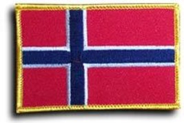 Norway Rectangular Patch - $3.00