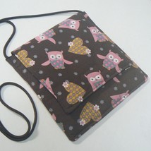 Small Square Purse w/ Owls &amp; Hearts Print. (BN-PUR801) - £9.43 GBP
