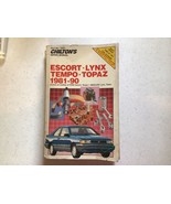 Chilton&#39;s Repair Manual Part #7055 FORD; Escort, Lynx, Tempo, Topaz 1981... - €21,22 EUR