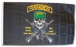 Army Rangers - 3&#39;X5&#39; Polyester Flag - £12.32 GBP