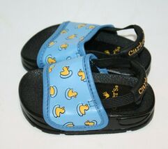 Carters Baby Crib Shoes Duck Sandals Beach Pool Unisex Size 2 Elastic St... - $10.40